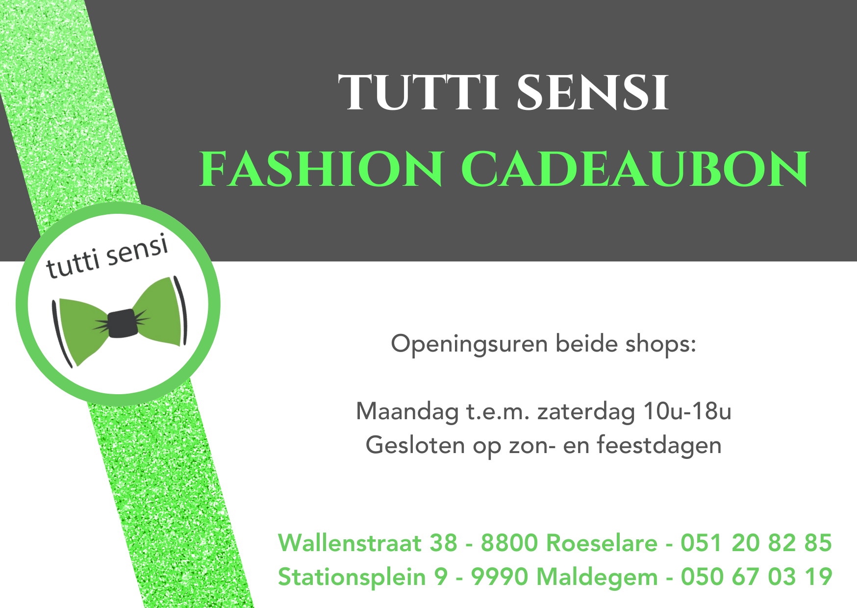 Tutti-Sensi Cadeaubon