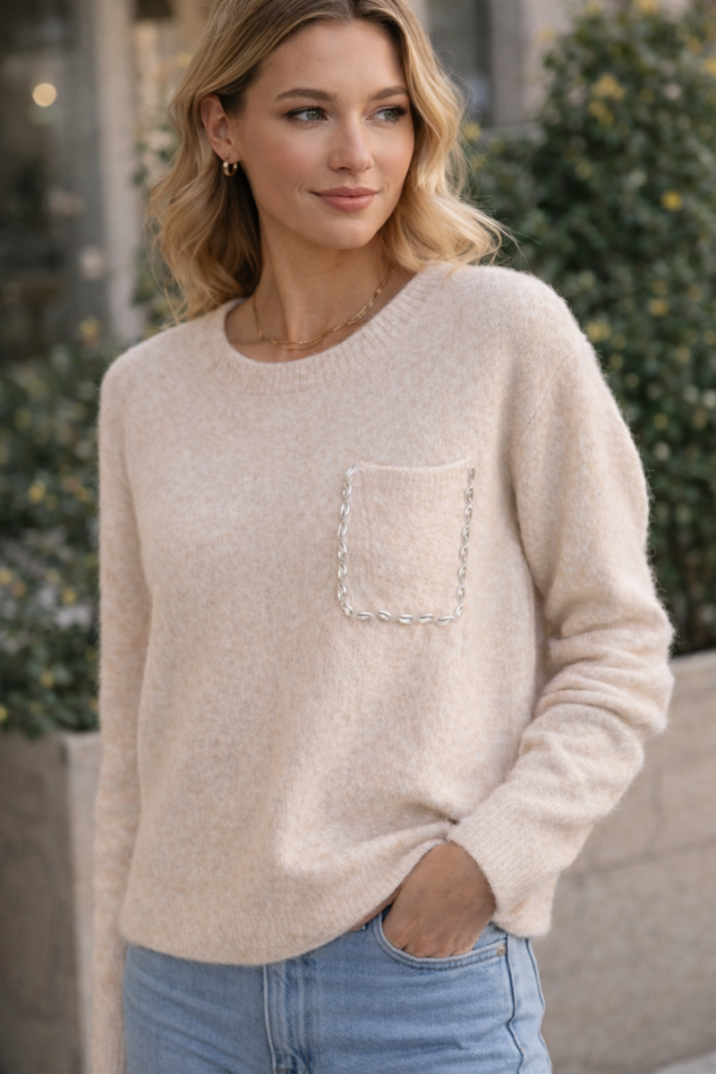 AMAYA BEIGE PULL