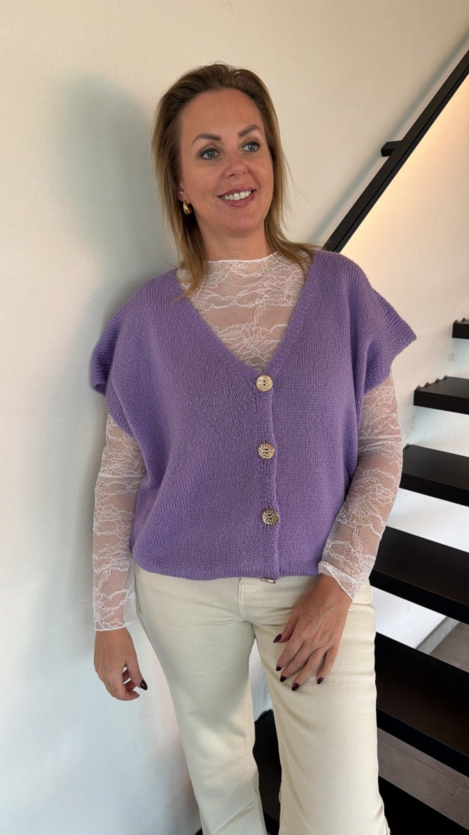 FLINN TU GILLET LILA