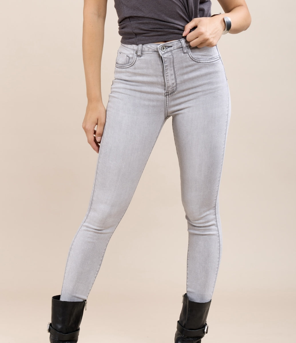 GISORIA SKINNY BROEK GRIJS