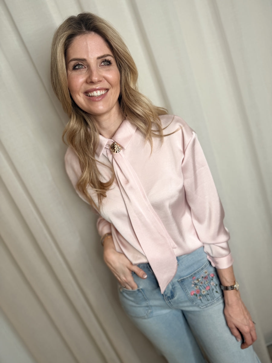 GITTE BLOUSE TU ROZE