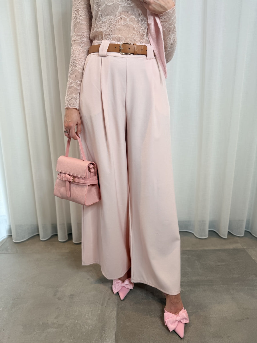 JILL BROEK ROZE MET RIEM