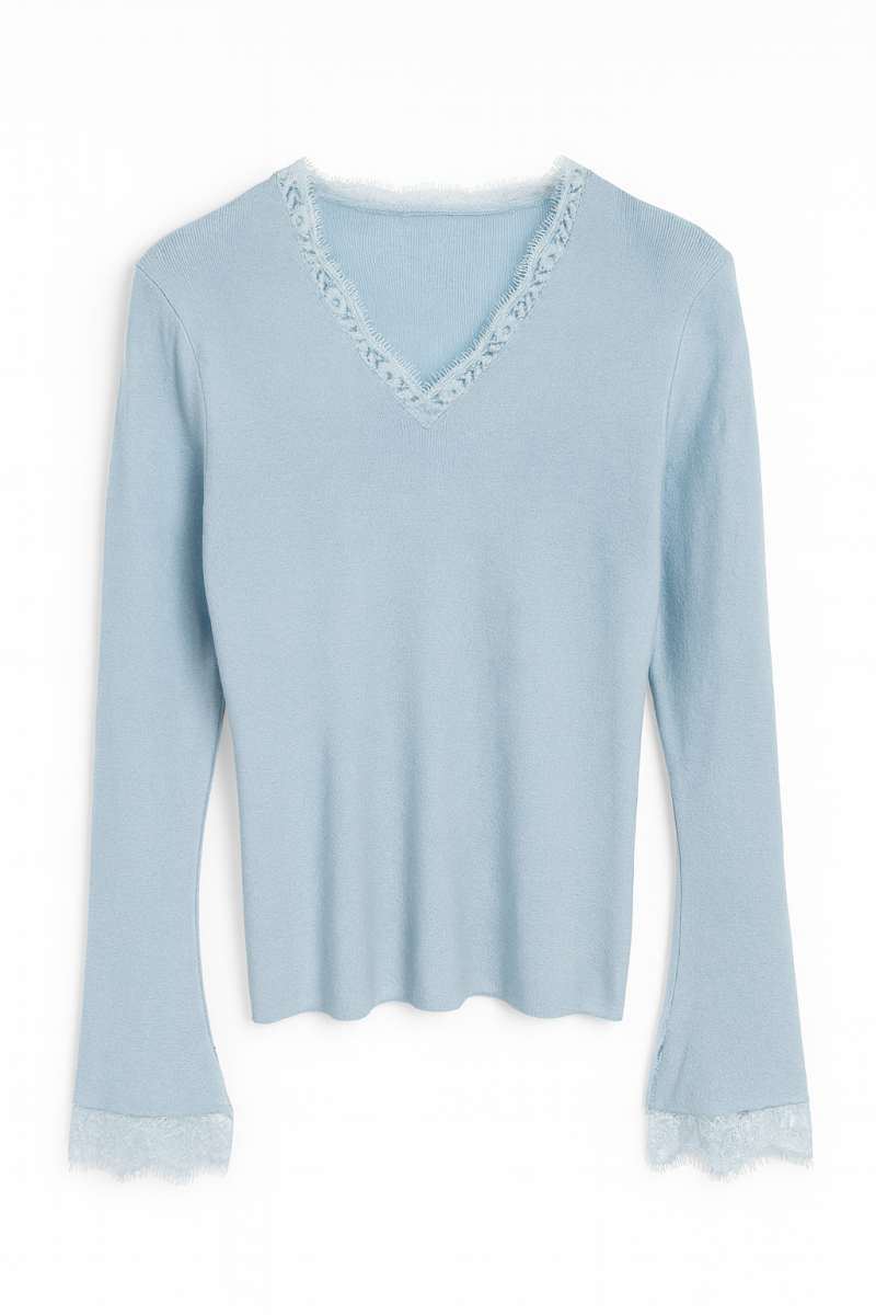 JUNA TU PULL MET KANT AAN KRAAG/MOUW BABY BLAUW