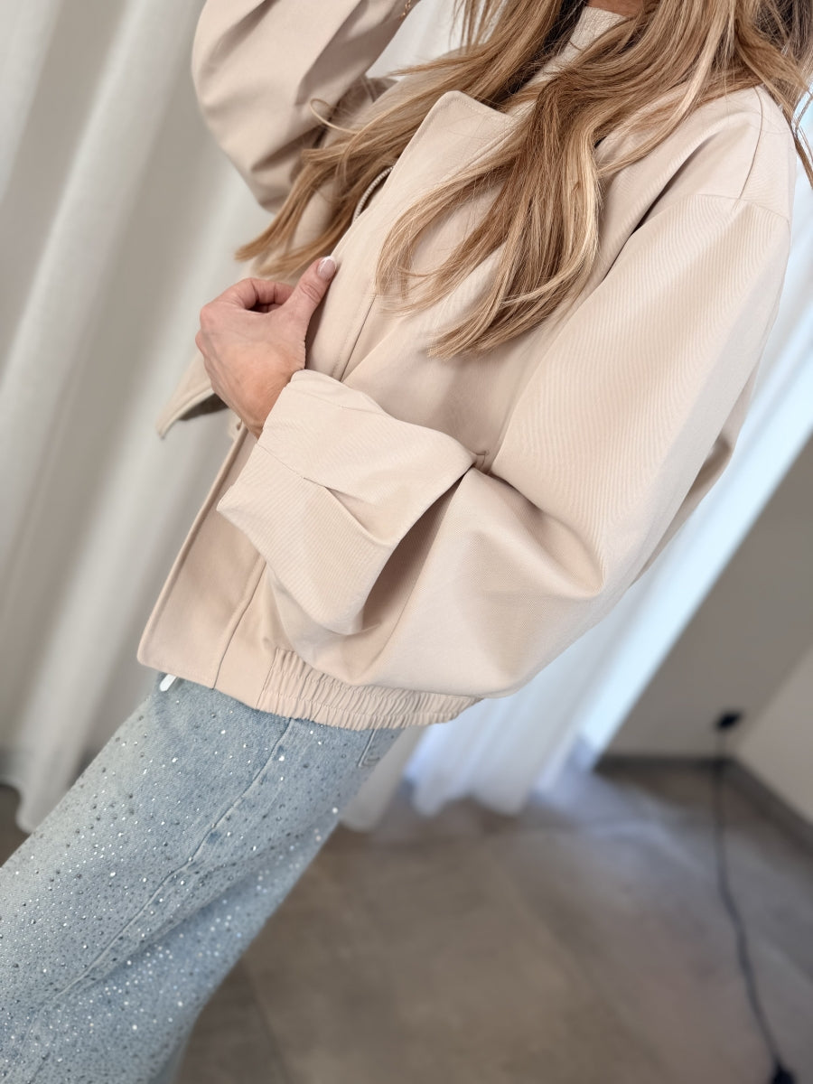 KIZ BOMBER JASJE BEIGE