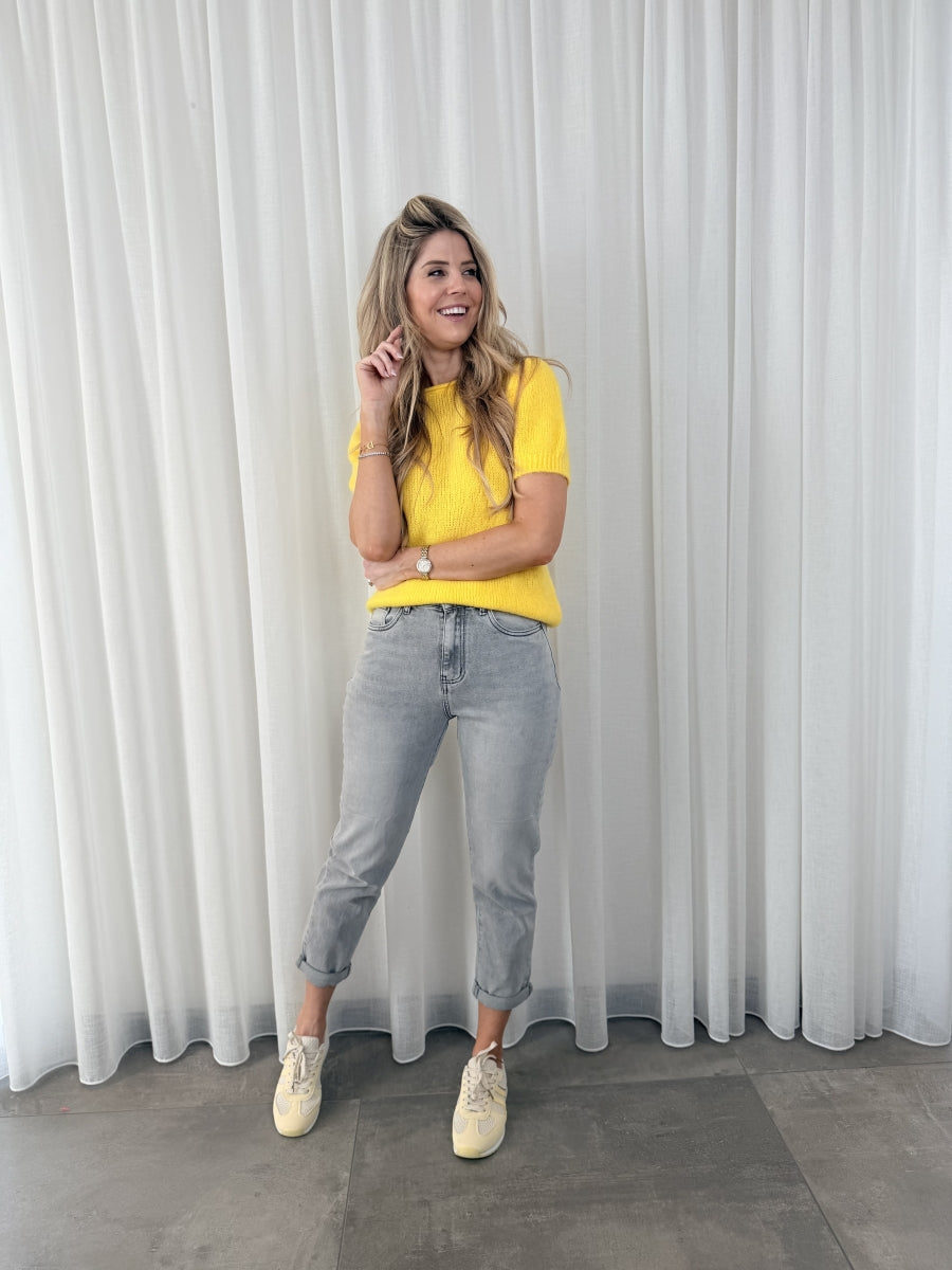 KYA TU PULL MET KORTE MOUWEN GEEL