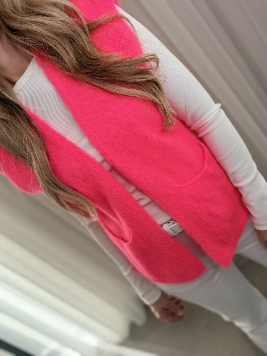 KIONA TU GILET FUCHSIA