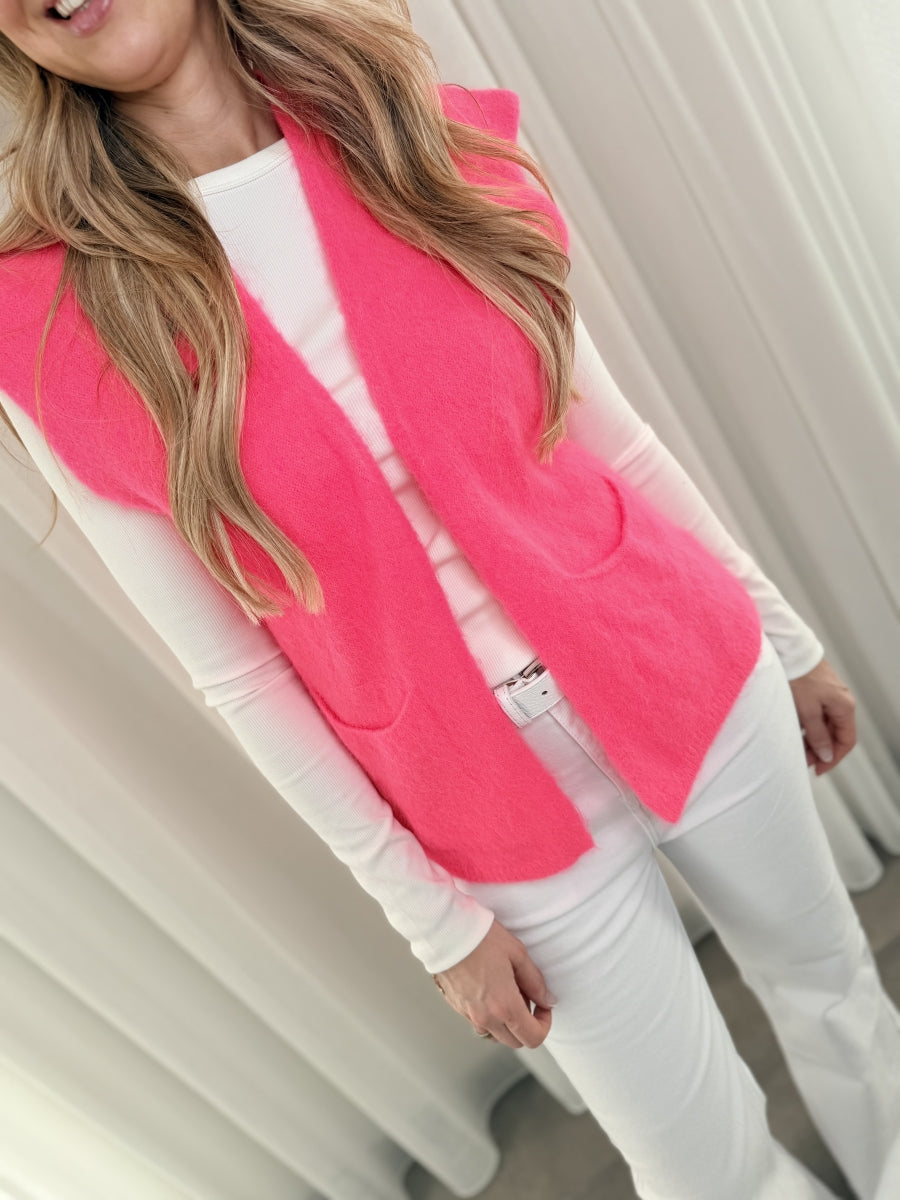 KIONA TU GILET FUCHSIA