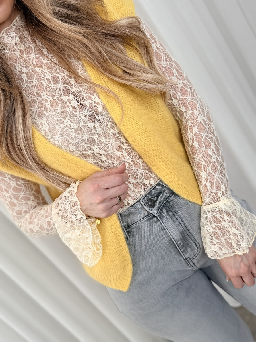 LISA-P GILET KM 25022 0739/YELLOW