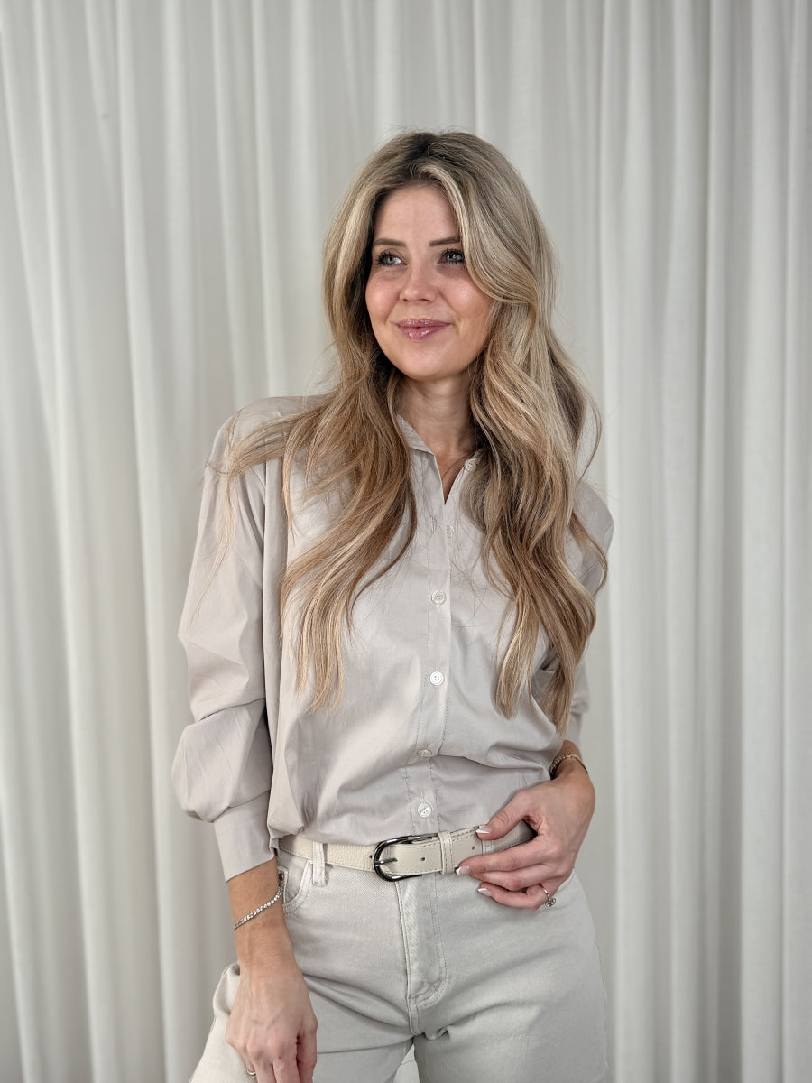 AXELLE-J BLOUSE/REKKER BEIGE