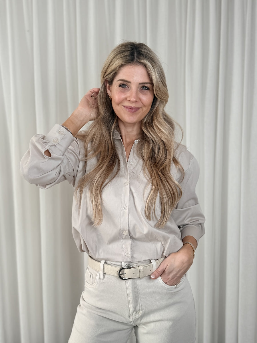 AXELLE-J BLOUSE/REKKER BEIGE