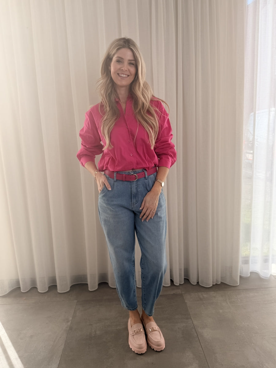 AXELLE-J BLOUSE/REKKER FUSHIA