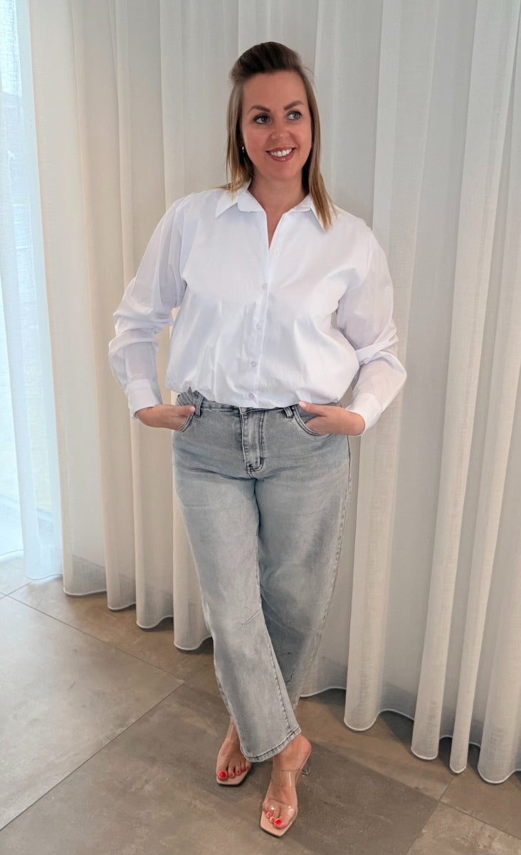 AXELLE-J BLOUSE/REKKER WHITE