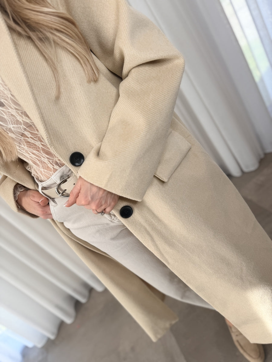 COAT CELESTE-C MANTEL/LANG 9357 BEIGE