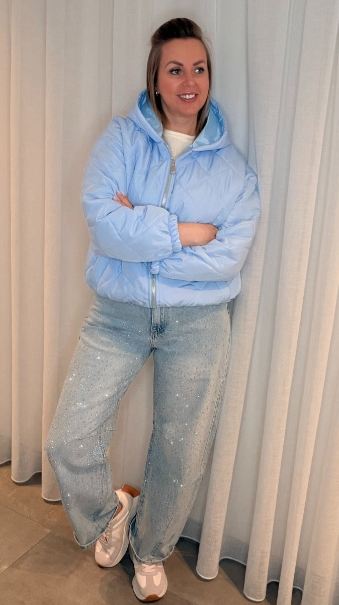 KAATJE BARREL JEANS MET STRASS