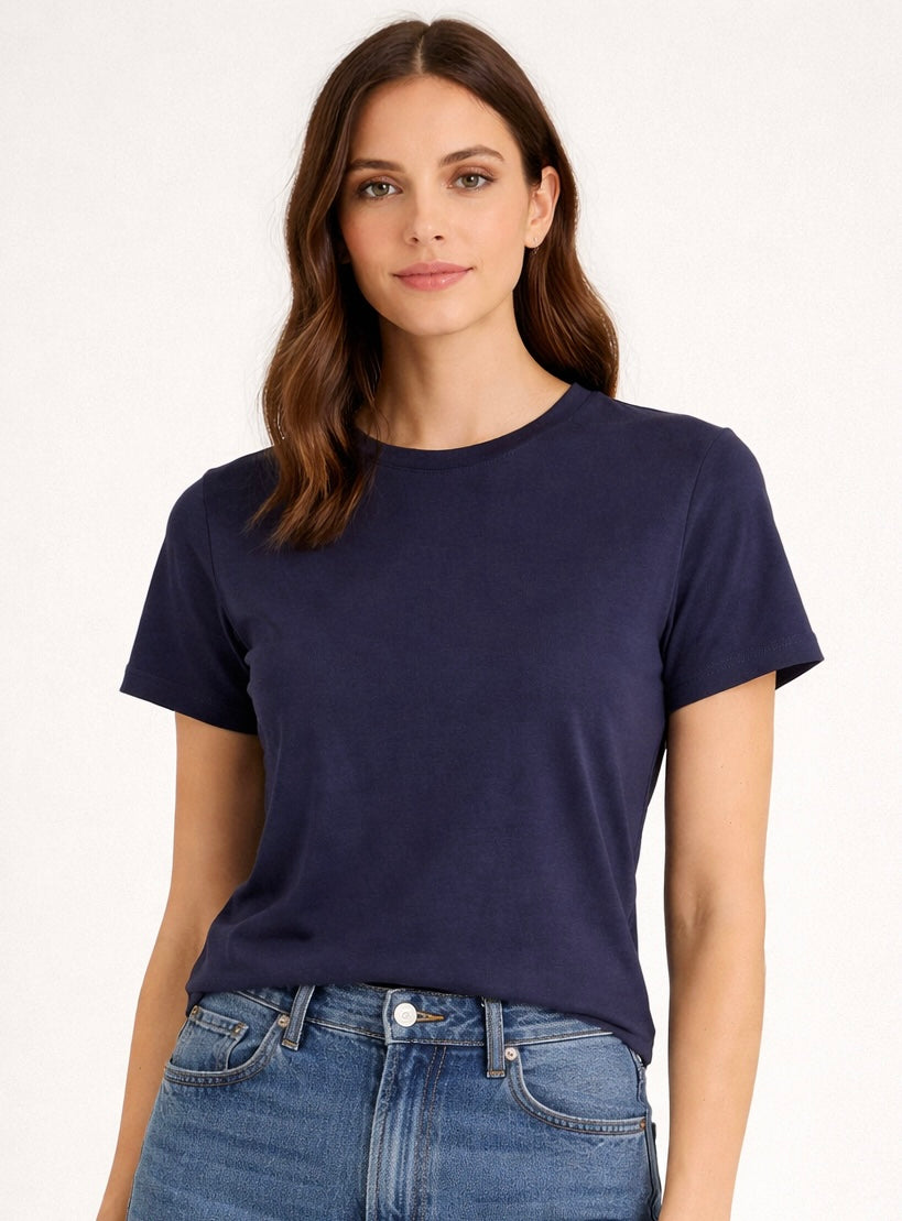 LENNIE T-SHIRT DONKERBLAUW
