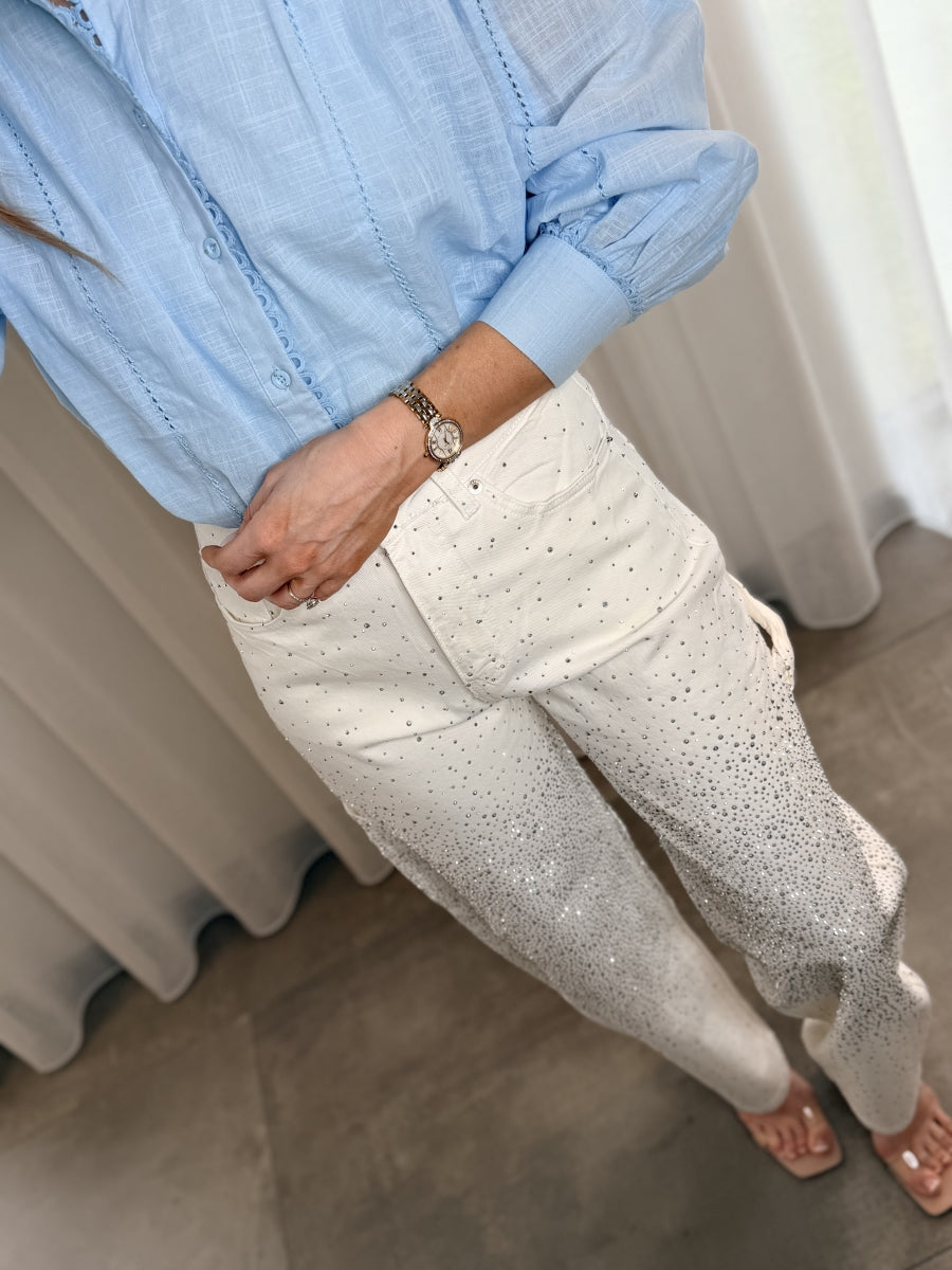 LUMAK BAGGY BROEK WIT