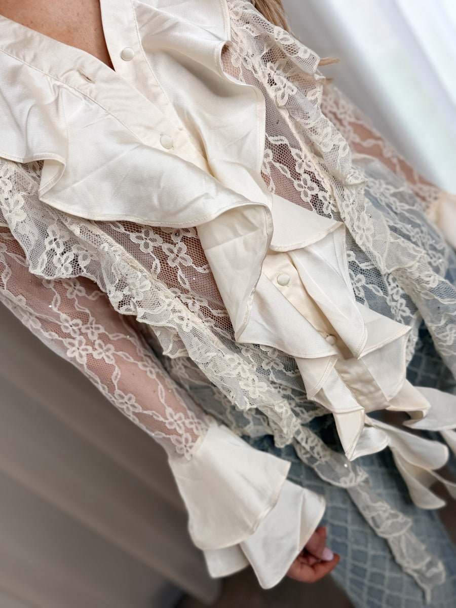 OLIA BLOUSE BEIGE