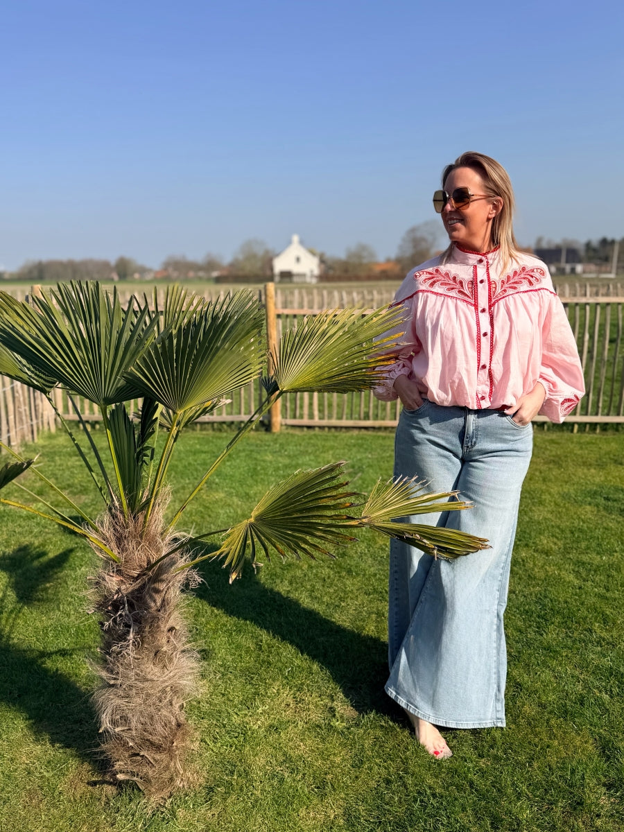OXA BLOUSE ROZE