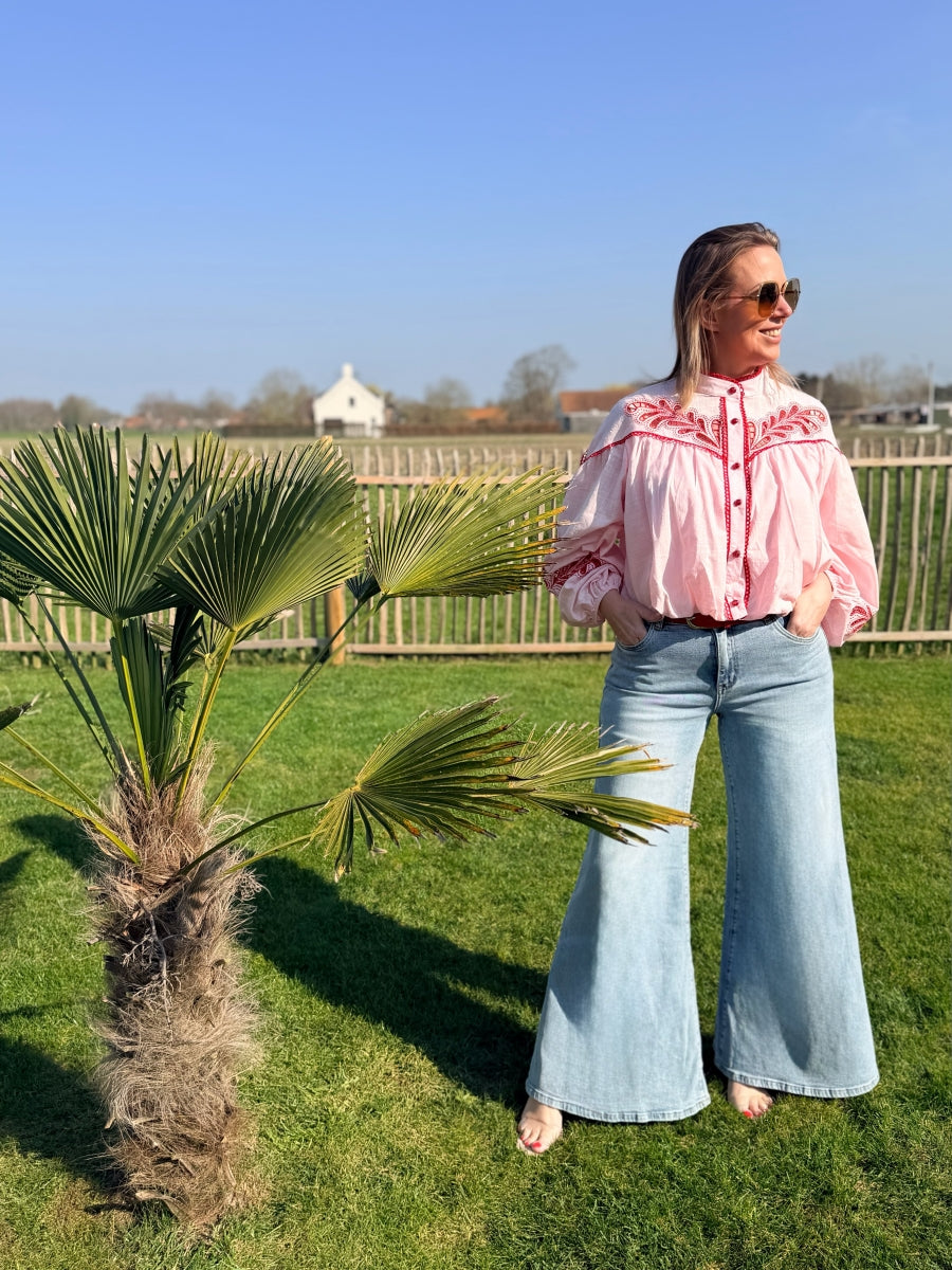 OXA BLOUSE ROZE