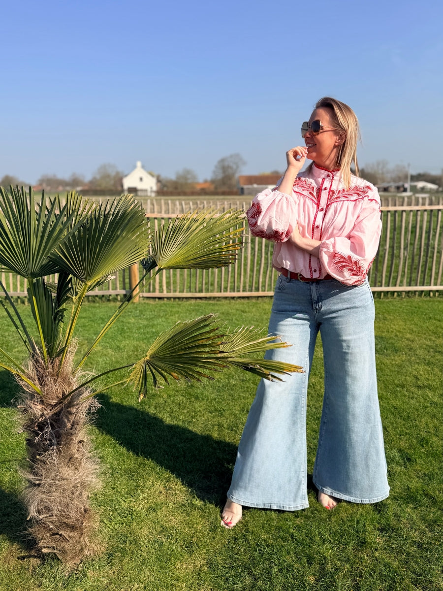 OXA BLOUSE ROZE