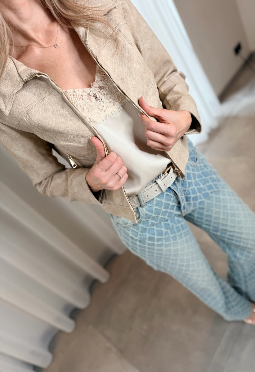 PAULIEN TOP BEIGE