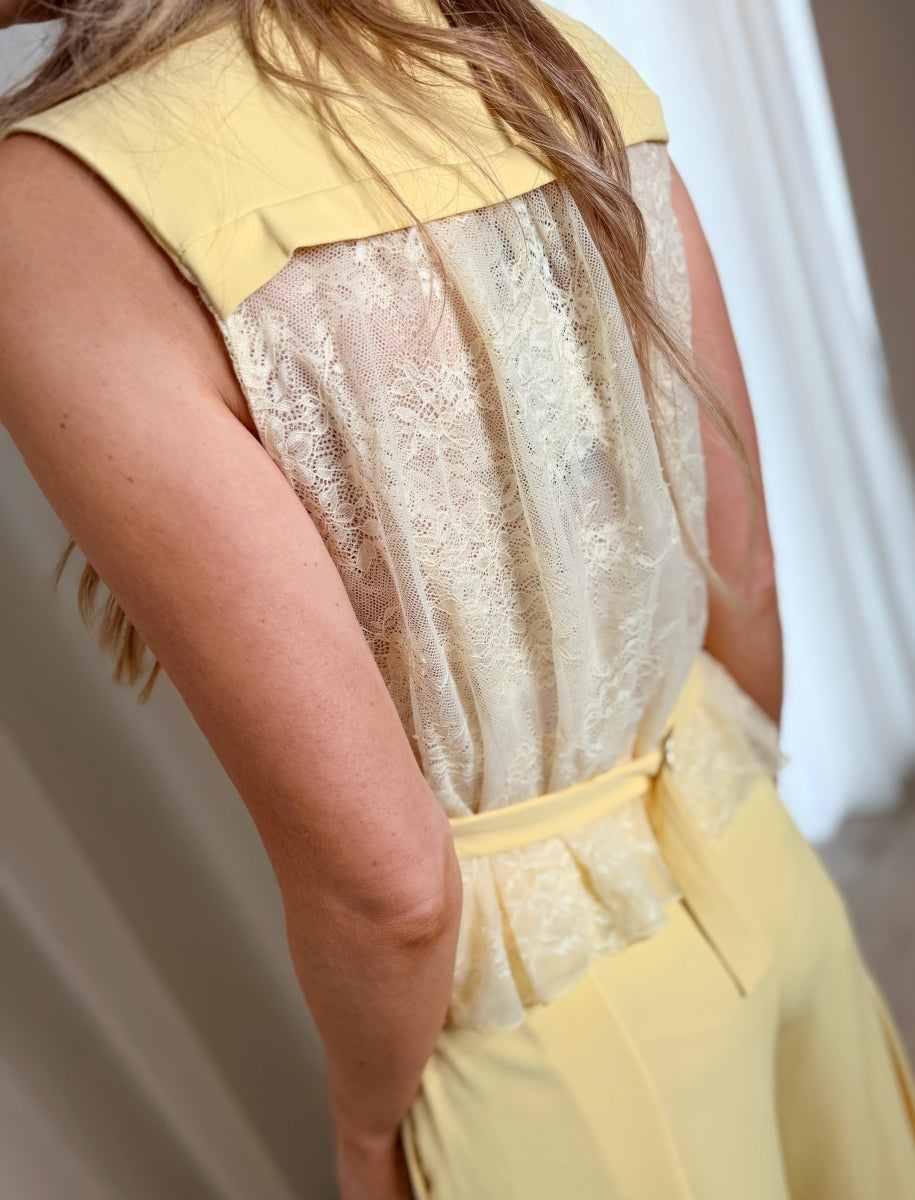 RAYSA GILET GEEL