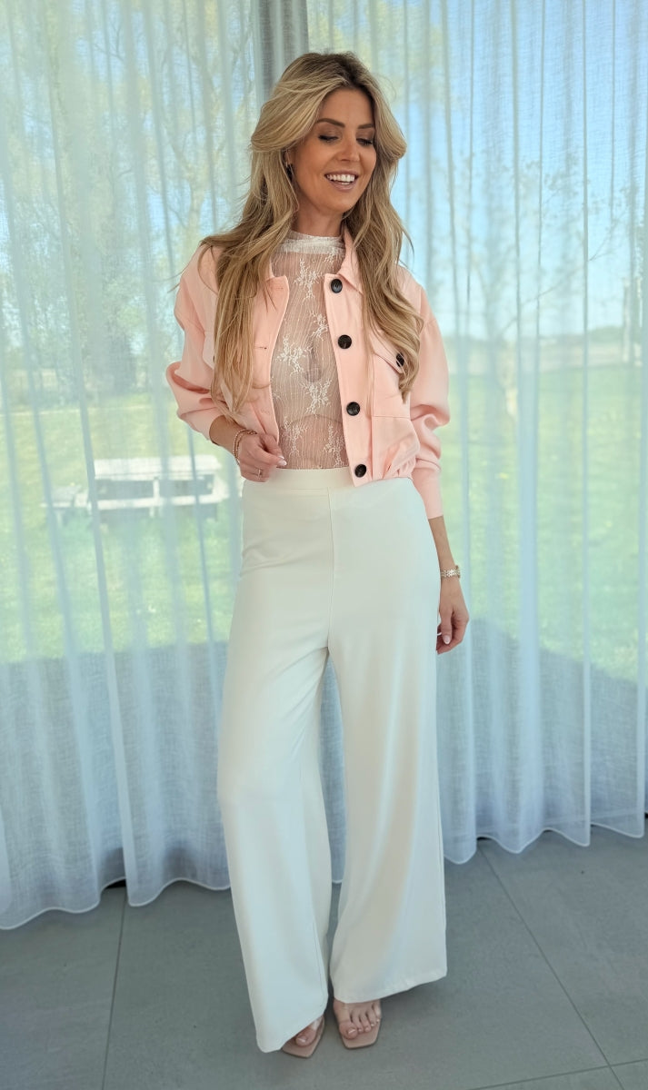 NAARA BROEK ECRU
