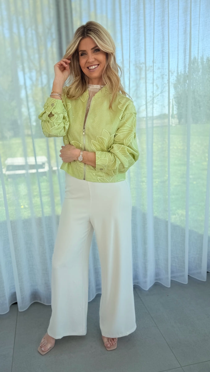 NAARA BROEK ECRU