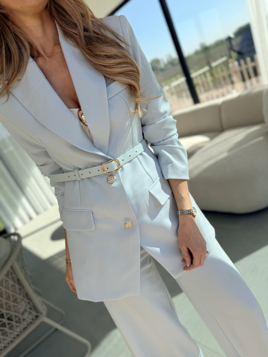 RAVA BLAZER BLAUW