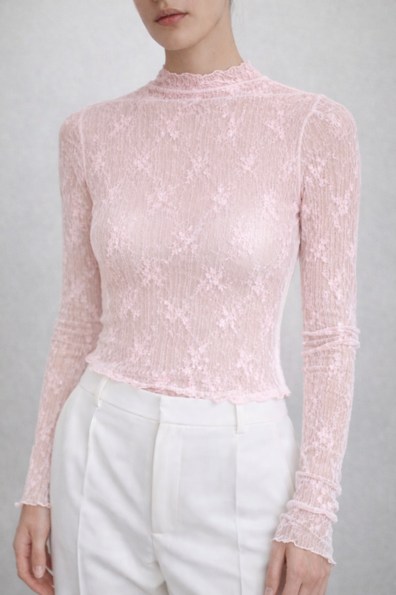 RILYNN KANTEN TU TOP ROZE