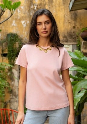 LENNIE T-SHIRT LICHT ROZE