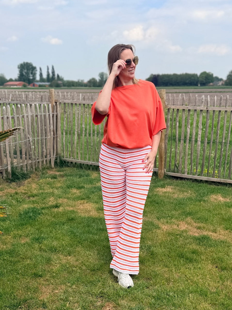 ALEIDA TU T-SHIRT ORANJE