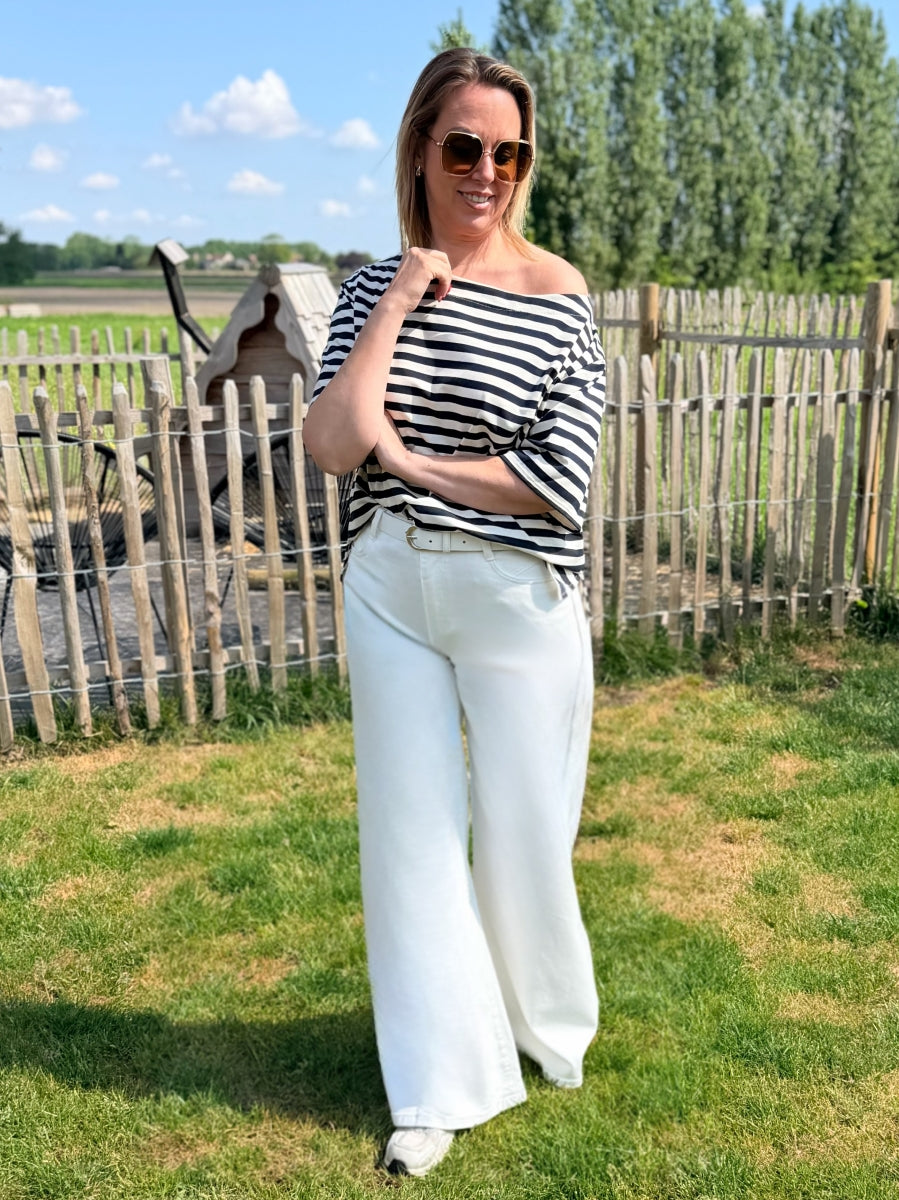 BELLA T-SHIRT BLAUW