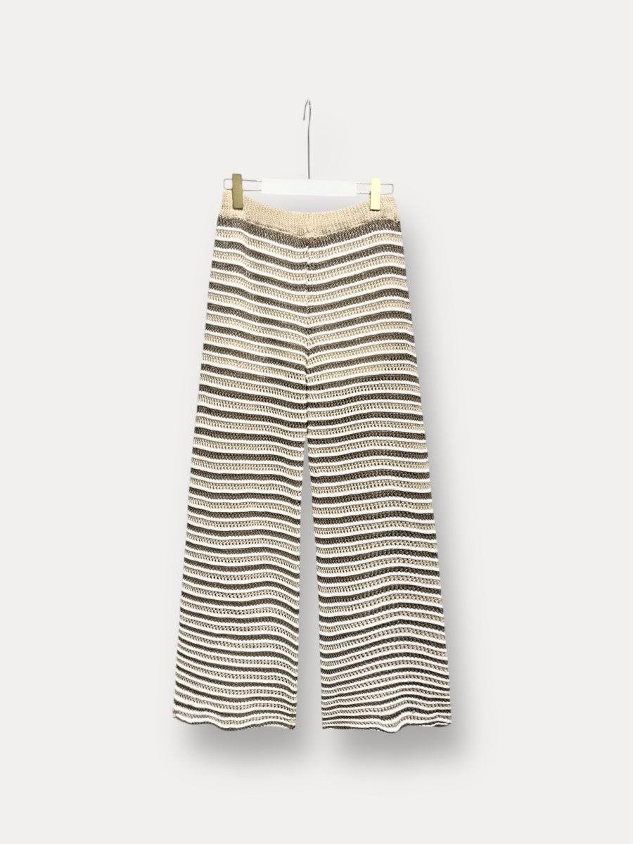 AAMINA TU BROEK BEIGE/TAUPE