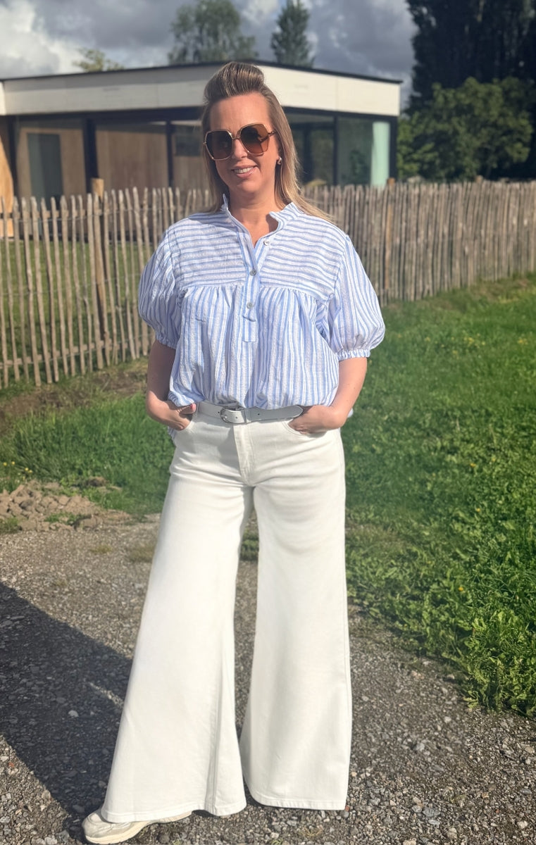 BERRA TU BLOUSE BLAUW