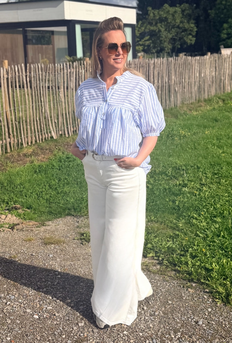BERRA TU BLOUSE BLAUW