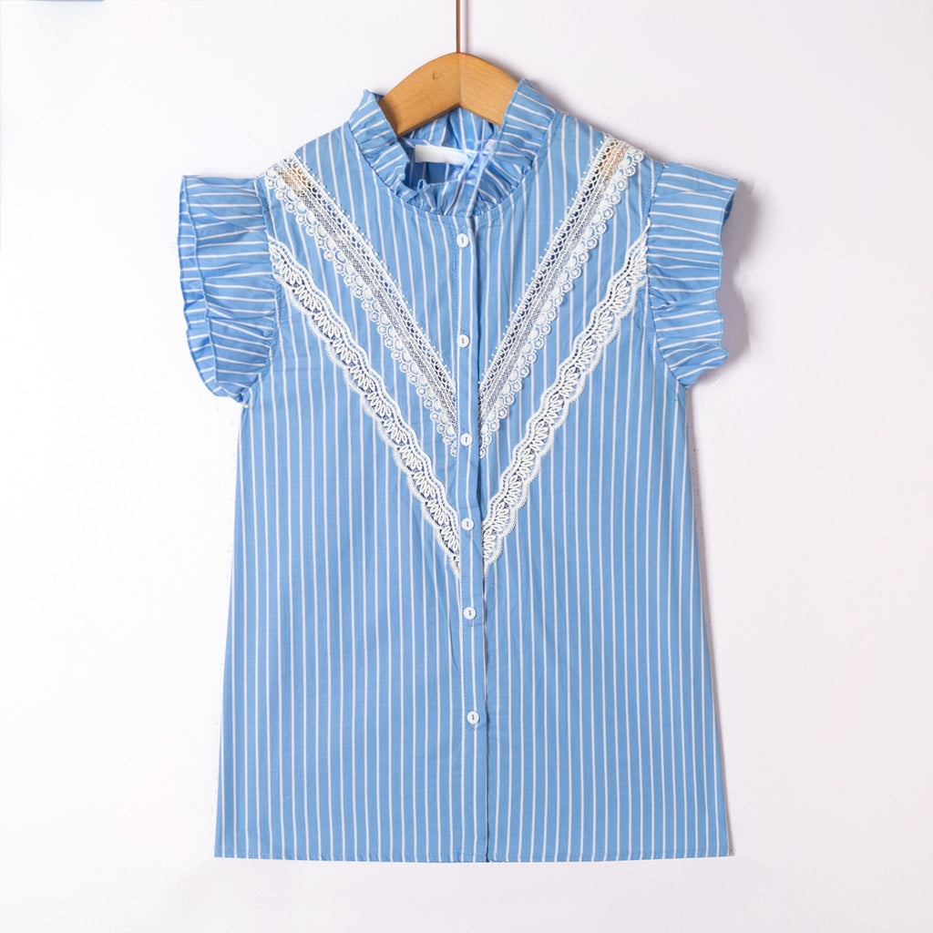 CERA BLOUSE BLAUW
