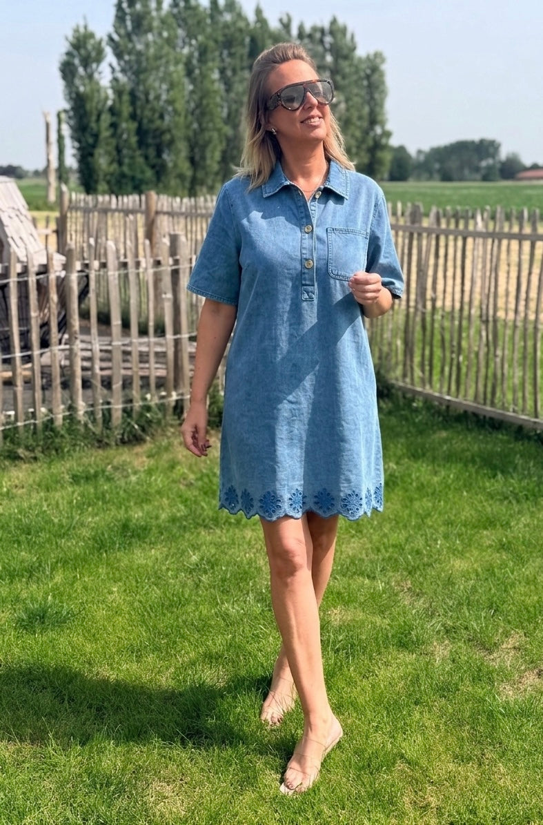 ESMEE JURK BLAUW