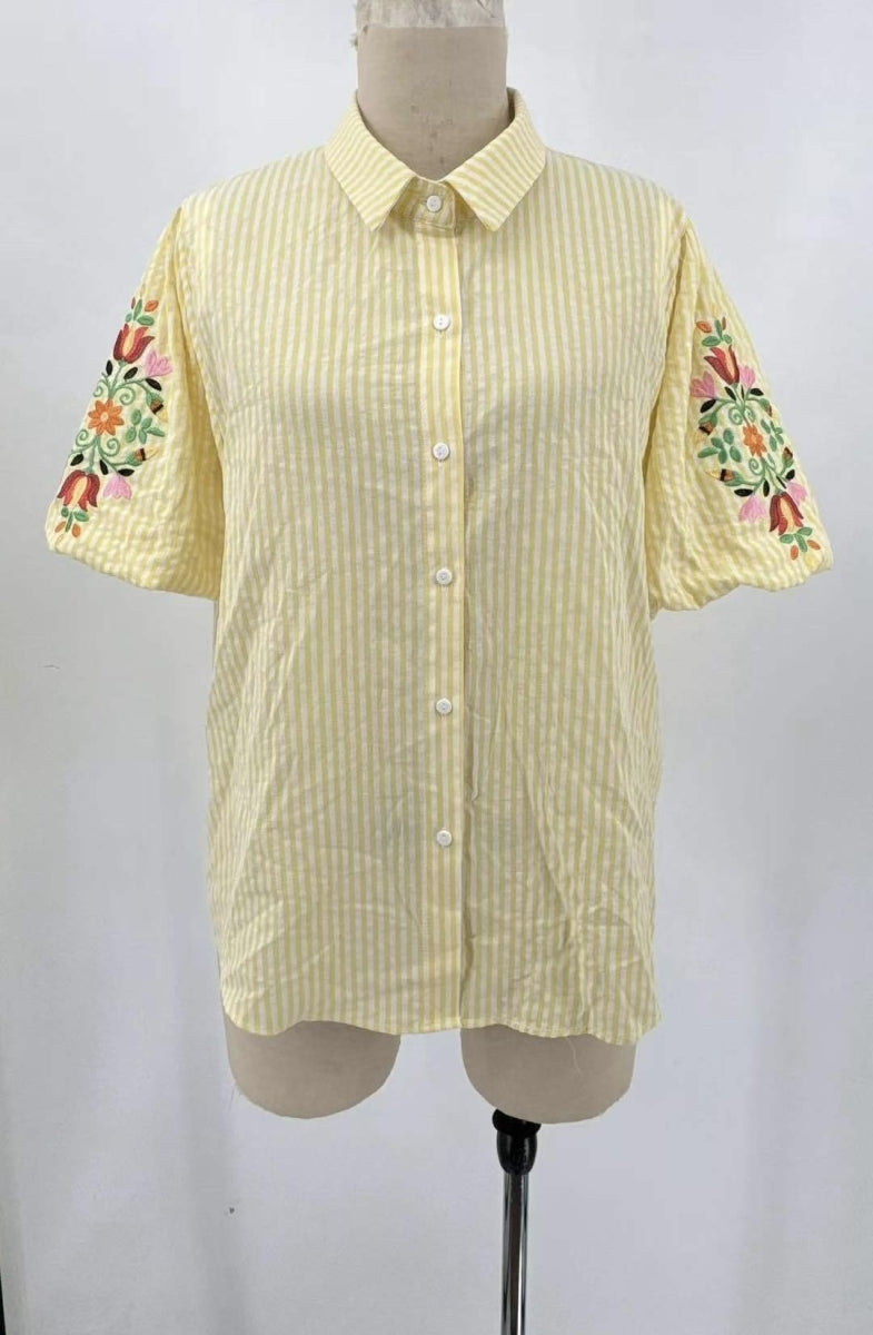 GUUSJE BLOUSE GEEL