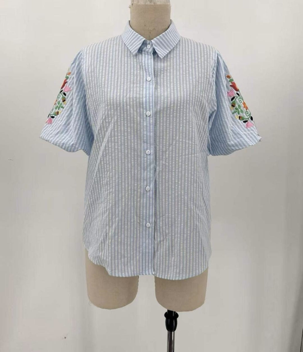 GUUSJE BLOUSE BLAUW