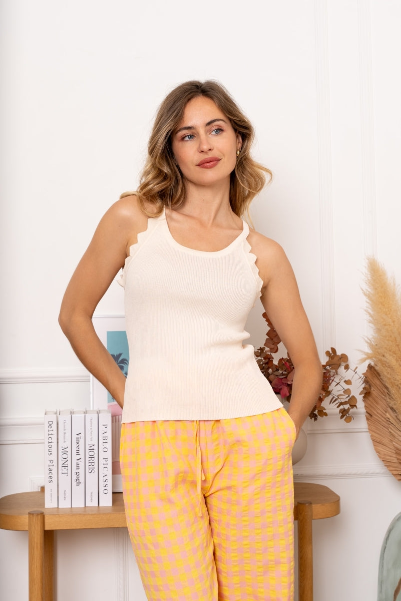 CELIA TOPJE ECRU