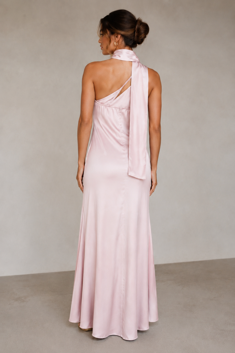 MABEL JURK ROZE MET GOUDEN DETAIL AAN HALS