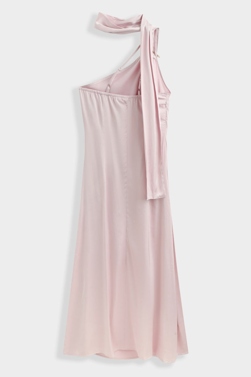 MABEL JURK ROZE MET GOUDEN DETAIL AAN HALS