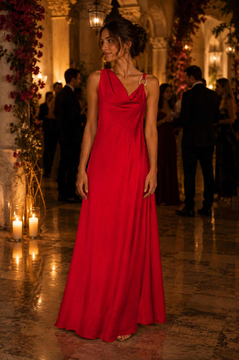 NATALIA TU JURK ROOD