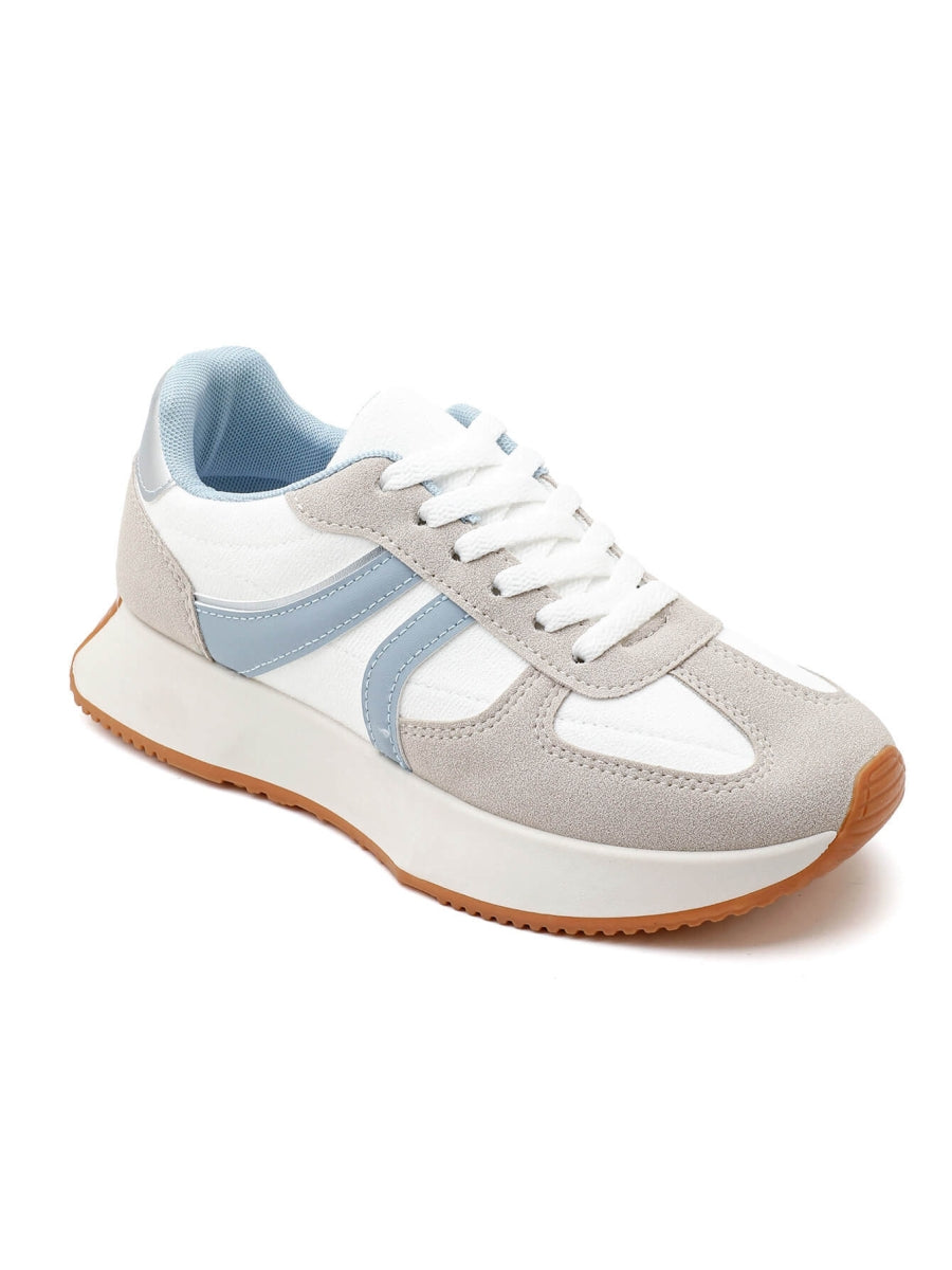 FIORELLA SNEAKER BEIGE/BLUE
