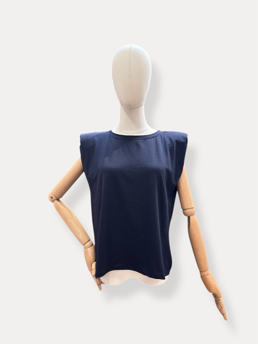 OJANI TU T-SHIRT DONKER BLAUW