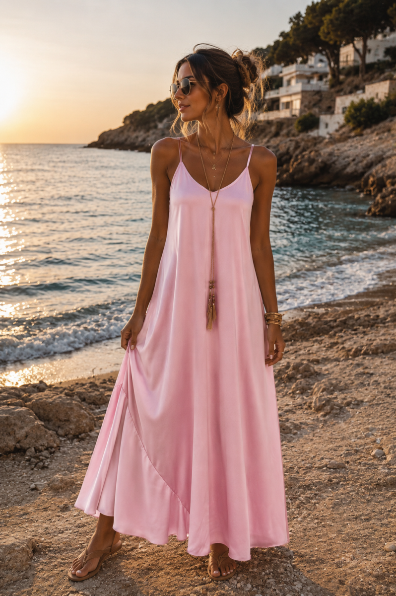 NEVADA TU JURK LICHT ROZE