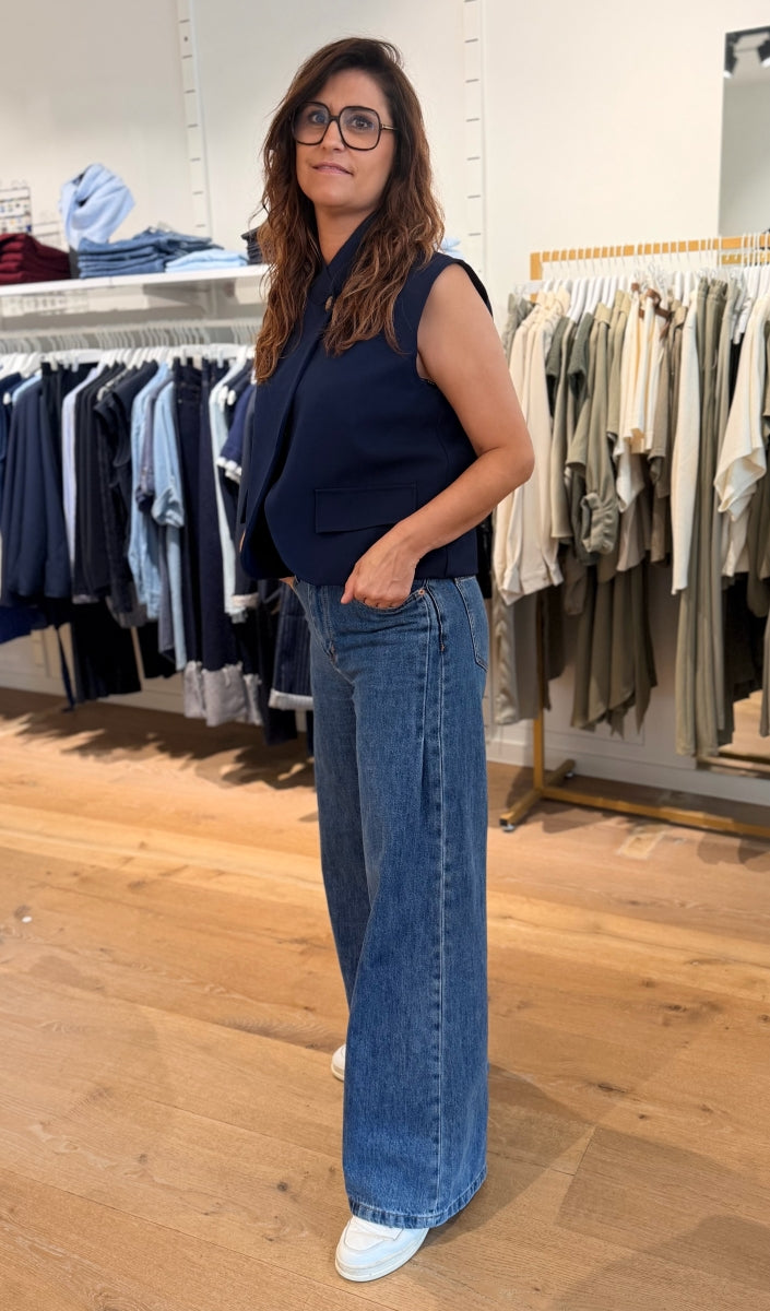 SOL TU MOUWLOZE BLAZER NAVY