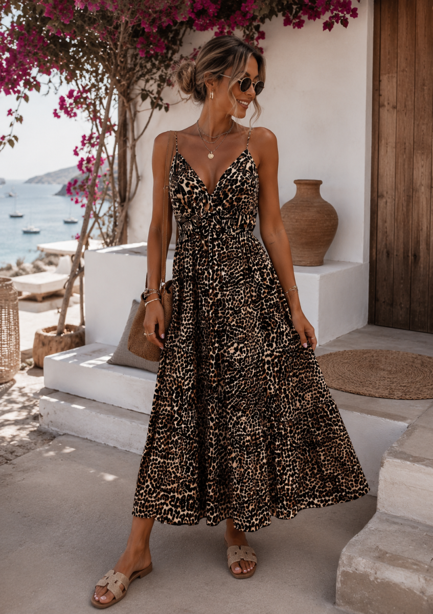 KATE TU JURK LEOPARD