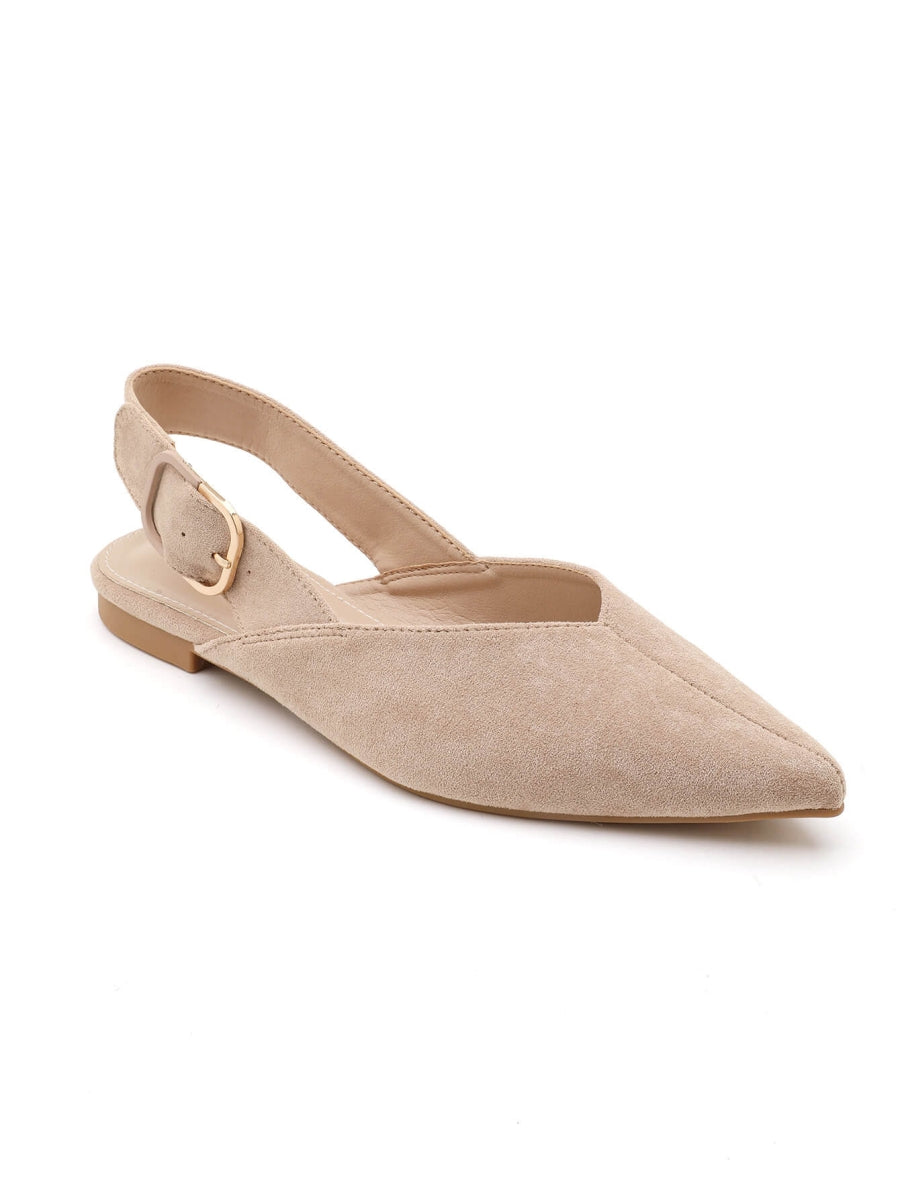 FLORA ELEGANTE ZACHTE BEIGE MULES